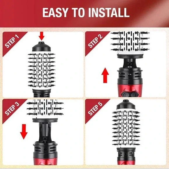 3-in-1 Hot Air Styler and Rotating Hair Dryer - Picture 7 of 11